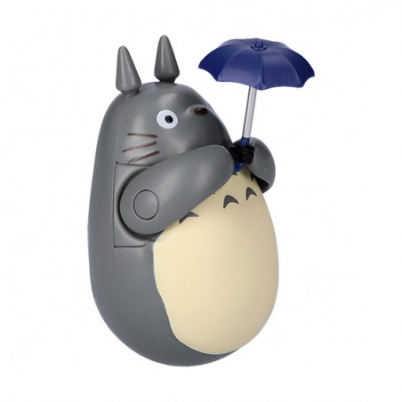 Jouets - Figurine Culbuto Totoro Gris Parapluie - Mon Voisin Totoro