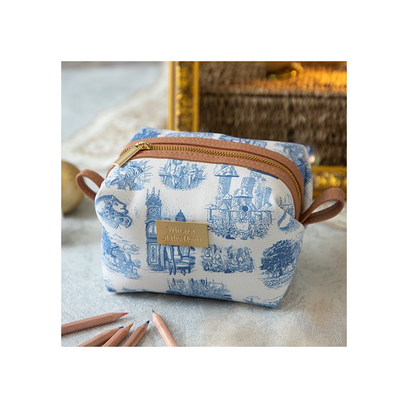 Storage - Round Toilet bag Blue Nostalgia - Whisper of the Heart