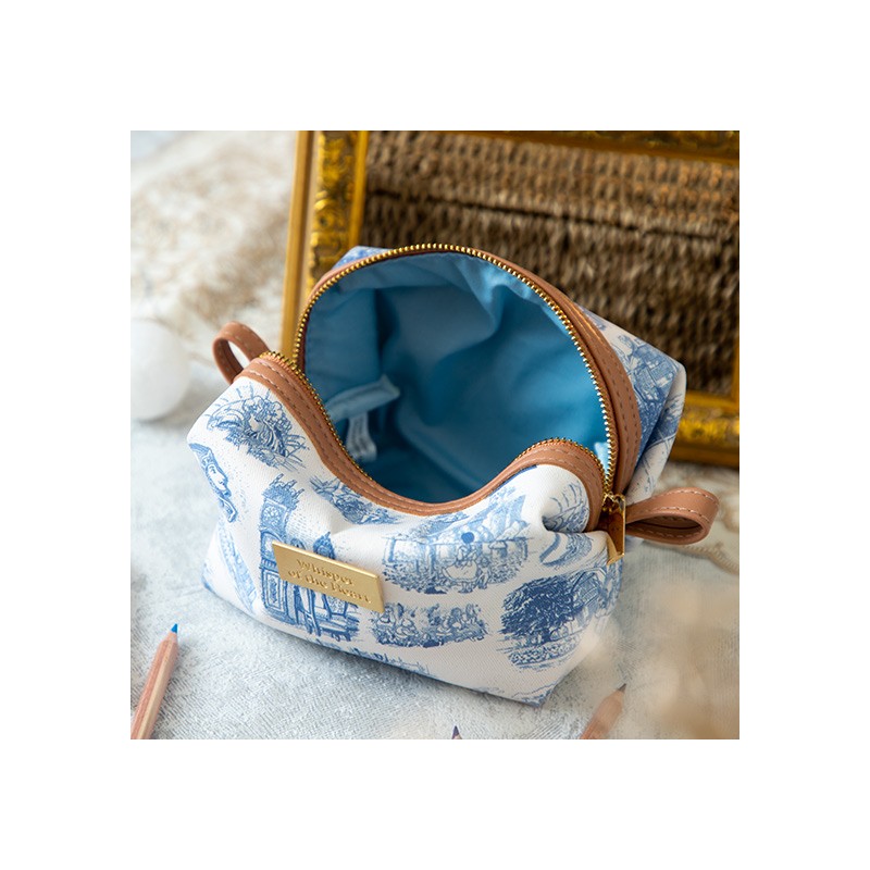 Storage - Round Toilet bag Blue Nostalgia - Whisper of the Heart