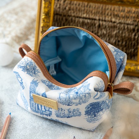 Storage - Round Toilet bag Blue Nostalgia - Whisper of the Heart