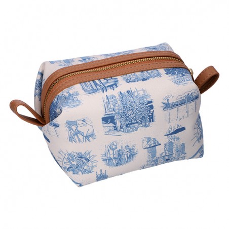 Storage - Round Toilet bag Blue Nostalgia - Whisper of the Heart