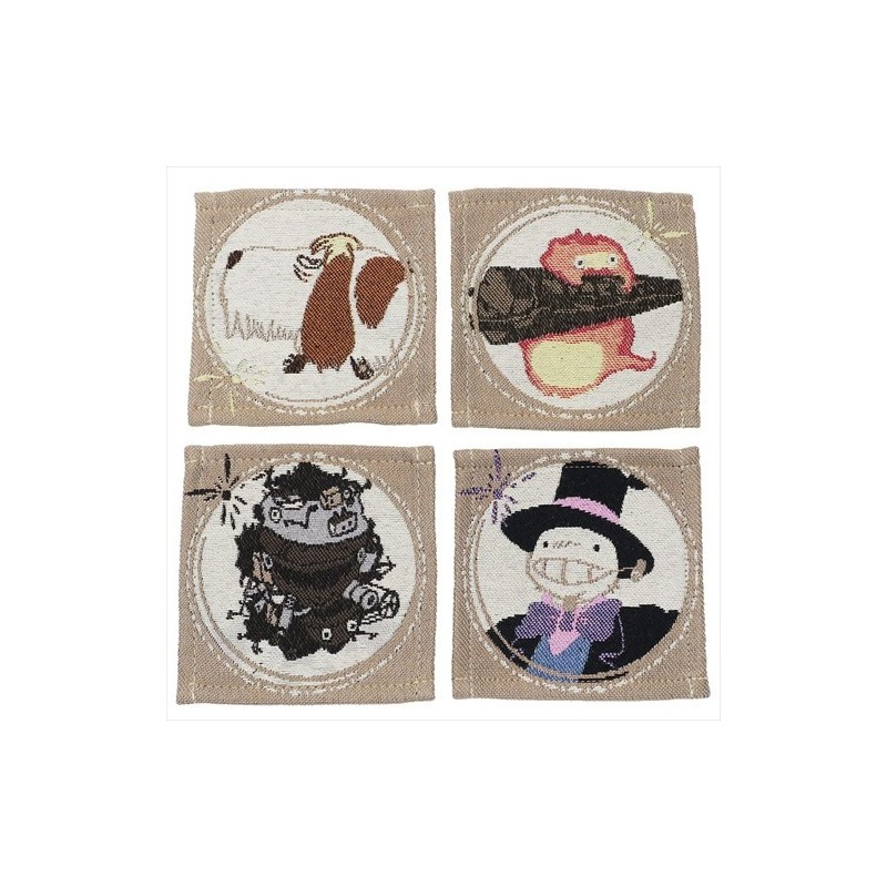 Kitchen and tableware - Coaster Set 4p - Howl's Moving Castle
