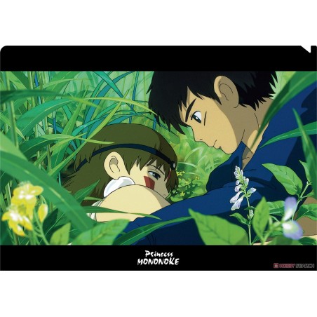 Storage - A4 Size Clear Folder San & Ashitaka - Pricess Mononoke