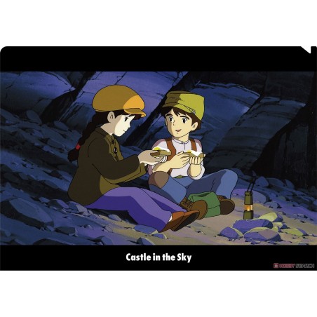 Storage - A4 Size Clear Folder Sheeta & Pazu - Castle in the Sky