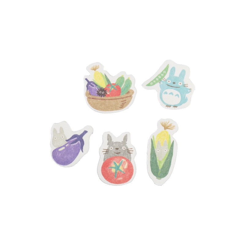Accesorios de escritorio - Juego de pegatinas Break Time Vegetables - Mi vecino Totoro