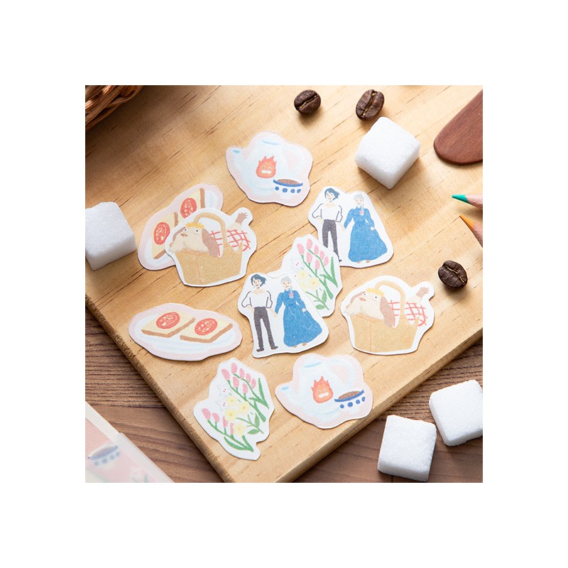 Accesorios de escritorio - Set de pegatinas Break Time Flowers - El castillo ambulante