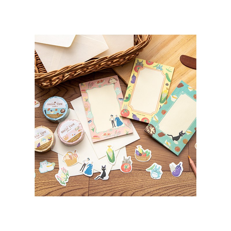 Accesorios de escritorio - Set de pegatinas Break Time Flowers - El castillo ambulante