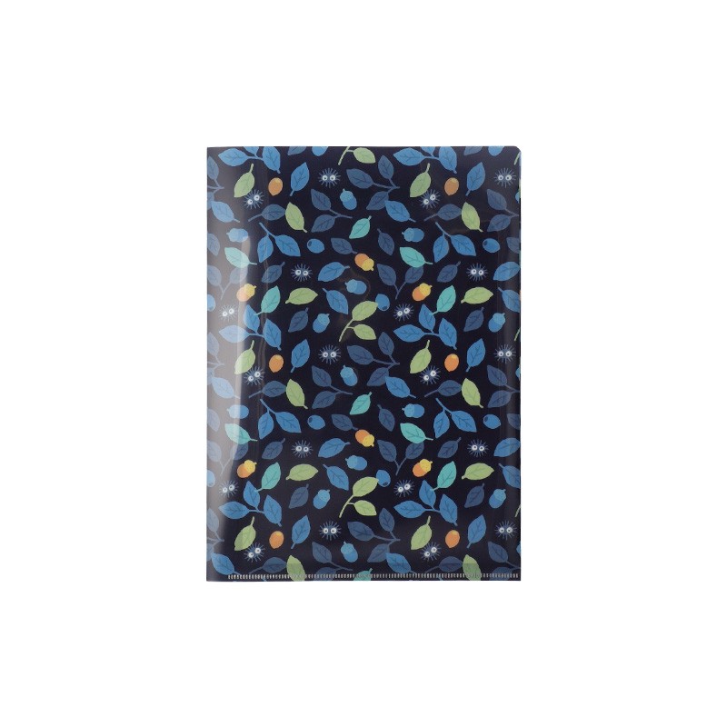 Postcards and Letter papers - Clear Folder & Letter Set Soot Sprites Leaves - My Neighbor Totoro