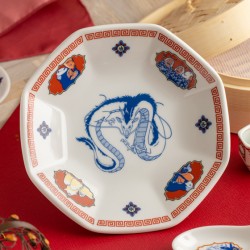 Cocina y vajilla - Plato hondo Haku dragón M - El viaje de Chihiro