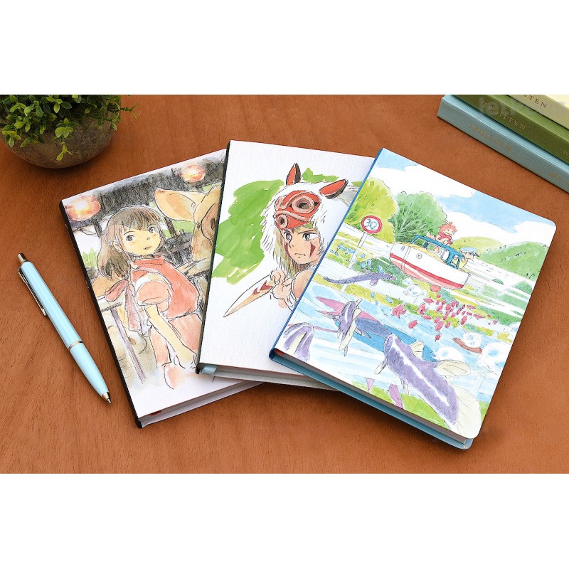 Carnet de notes Ponyo & Sosuke - Ponyo sur la falaise