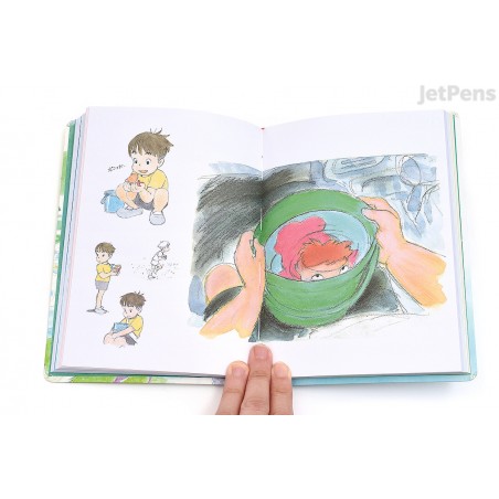Notebooks and Notepads - Flexi Journal Ponyo & Sosuke - Ponyo on the Cliff