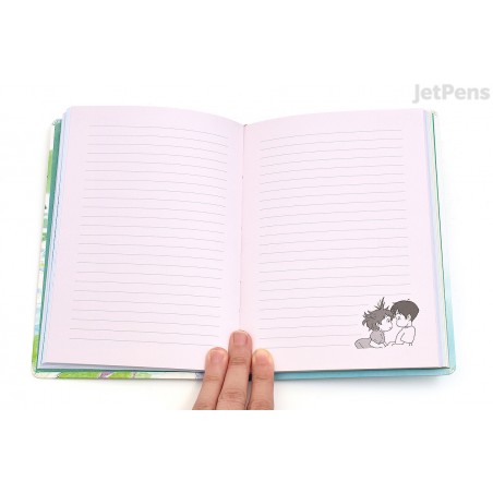 Notebooks and Notepads - Flexi Journal Ponyo & Sosuke - Ponyo on the Cliff