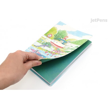 Notebooks and Notepads - Flexi Journal Ponyo & Sosuke - Ponyo on the Cliff