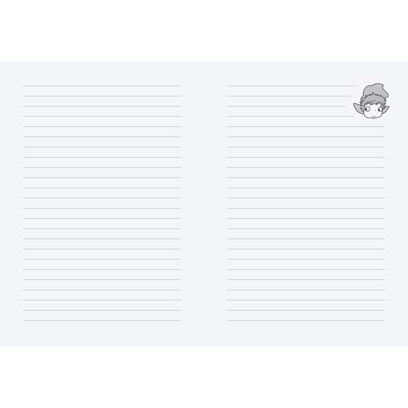 Notebooks and Notepads - Flexi Journal Ponyo & Sosuke - Ponyo on the Cliff