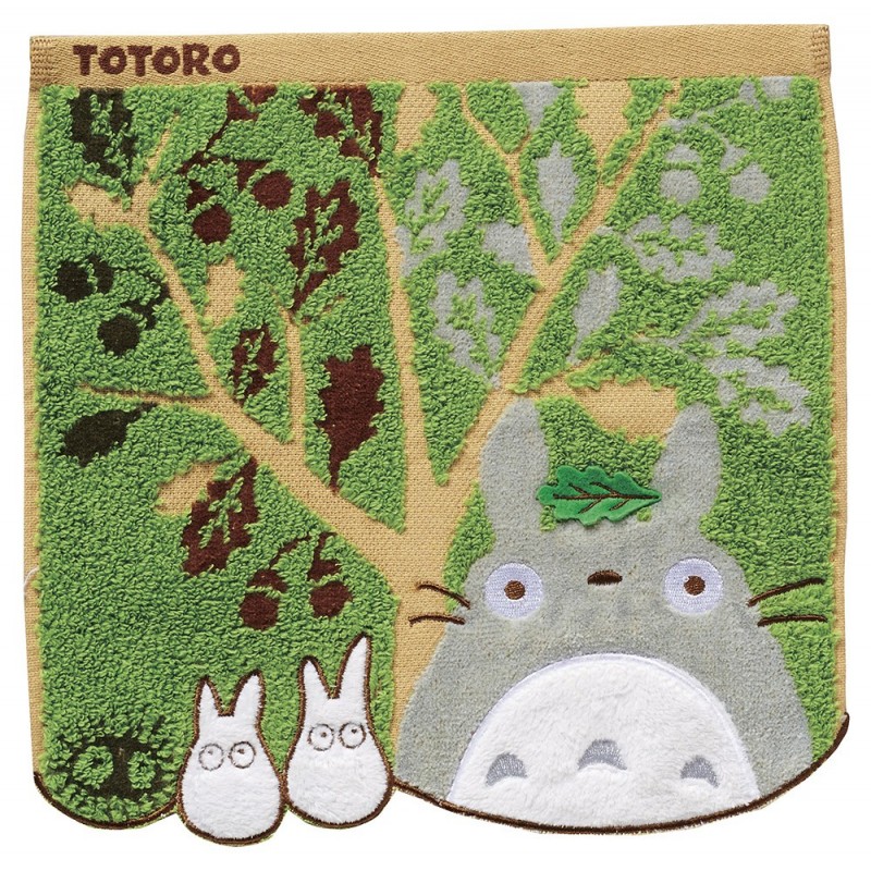 Household linen - MINI TOWEL TOTORO AND ACORN TREE - MY NEIGHBOR TOTORO
