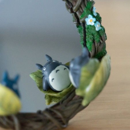 Décoration - Miroir Totoro Guirlande de fleurs- Mon Voisin Totoro