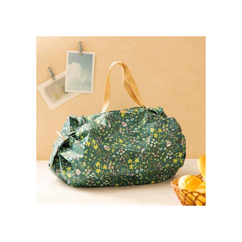 Bags - Foldable Eco Bag Totoro Flower Fields - My Neighbor Totoro