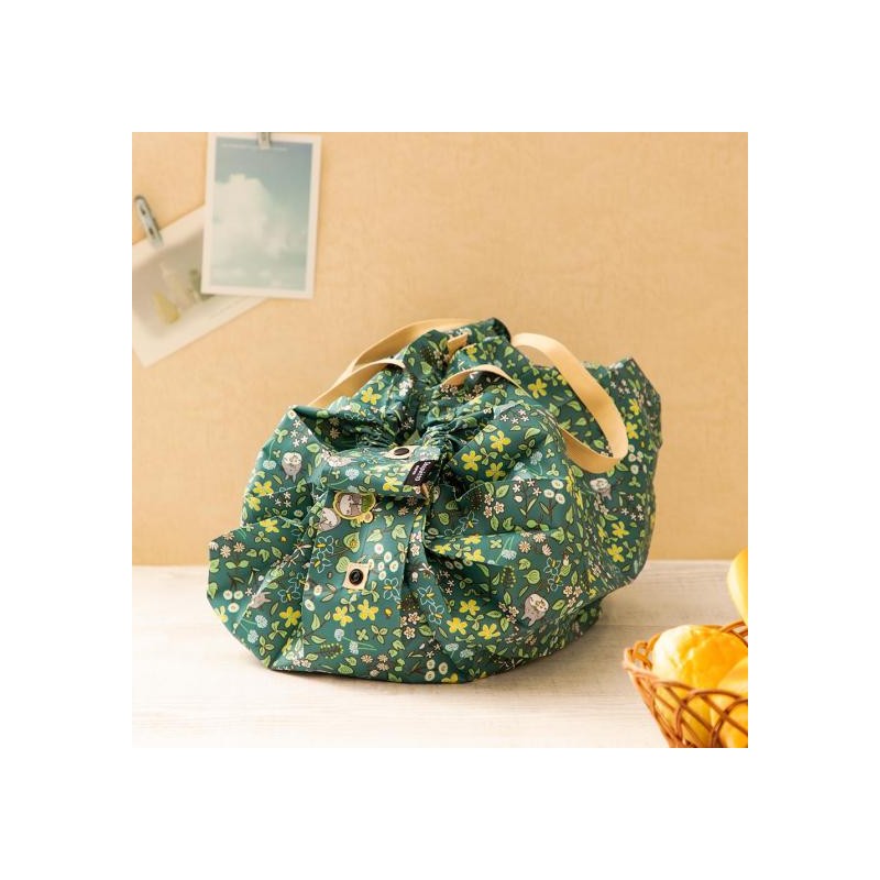 Bags - Foldable Eco Bag Totoro Flower Fields - My Neighbor Totoro