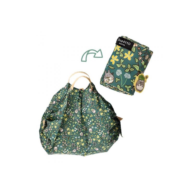 Bags - Foldable Eco Bag Totoro Flower Fields - My Neighbor Totoro