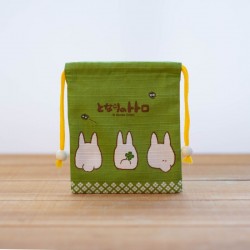 Bolsos - Bolsa de tela verde Totoro - Blanca Mi vecino Totoro