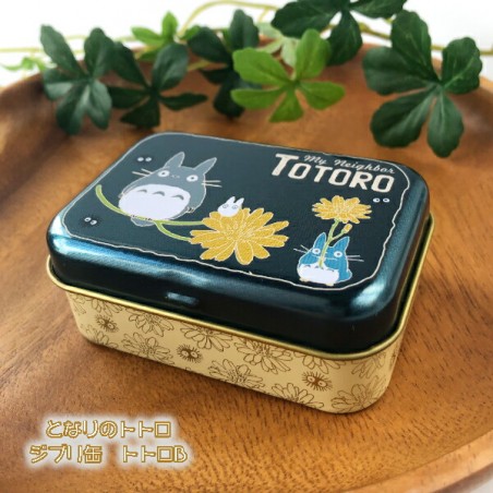 Accessoires - Petite boîte métal Totoro fleur - Mon Voisin Totoro