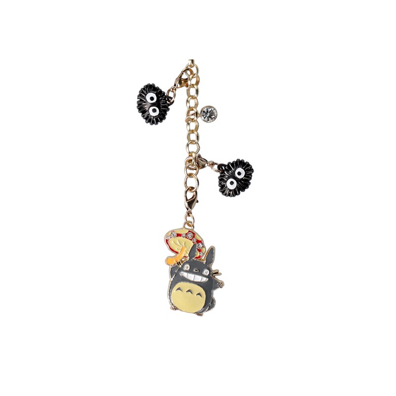 Straps - Chaînette Charms Totoro Gris & Champignon - Mon Voisin Totoro