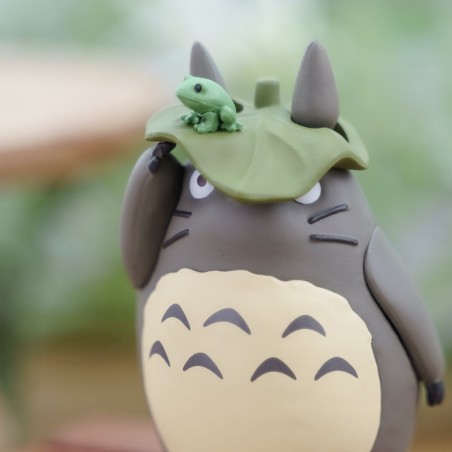 Puzzle - Kumukumu 3D Puzzle Totoro Gris avec feuille - Mon Voisin Totoro