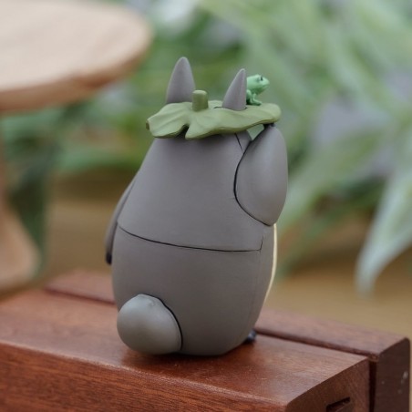 Puzzle - Kumukumu 3D Puzzle Totoro Gris avec feuille - Mon Voisin Totoro