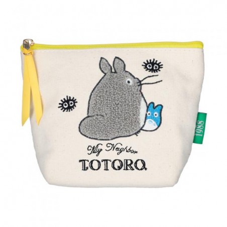 Classement - Trousse brodée Totoro Gris et Bleu - Mon Voisin Totoro