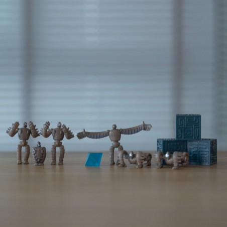 Jouets - Boîte de Figurines Robots - Le Château dans le ciel