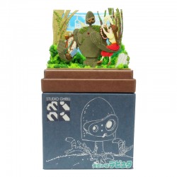 Théâtres de papier - Diorama papier Sheeta & Pazu avec Robot Soldat - Le Château dans le c