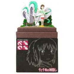 Paper Craft Haku dragon & Chihiro - Spirited Away