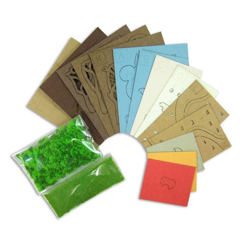 Paper Theaters - Paper Craft Mei & Totoro Secret tunnel - My Neighbor Totoro