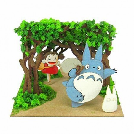 Loisirs créatifs - Diorama papier Mei & Totoro Tunnel secret - Mon Voisin Totoro