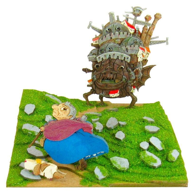 Paper Theaters - Paper Craft Howl's castle & Sophie - Howl's Moving Castle