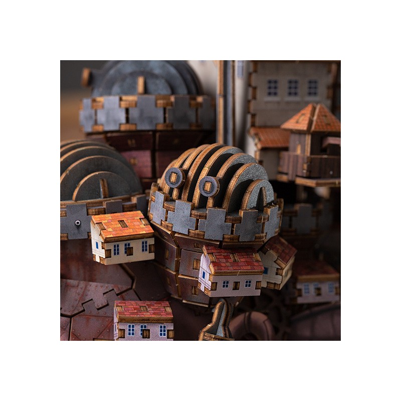 Models - Wooden model Kigumi Hauru’s castle - Howl’s Moving Castle