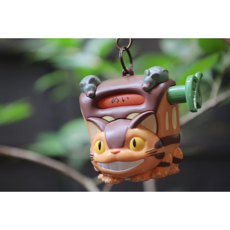 Keychains - Catbus destination Kurukuru keyring - My Neighbour Totoro
