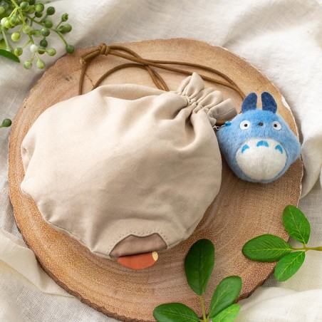 Bags - Laced pouch with Middle Totoro - My Neighbour Totoro