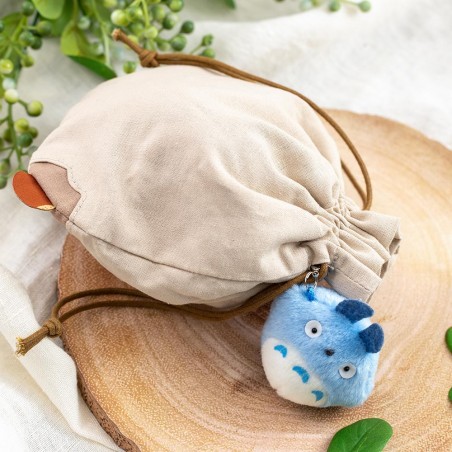 Bags - Laced pouch with Middle Totoro - My Neighbour Totoro