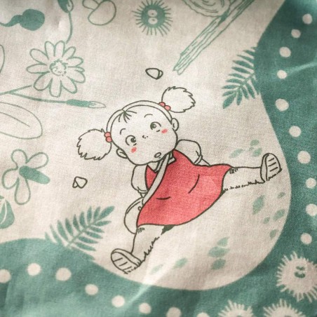 Textile - Grand mouchoir Mystérieuse rencontre 53x53 cm - Mon Voisin Totoro