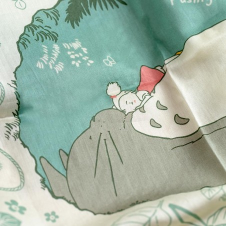 Textile - Grand mouchoir Mystérieuse rencontre 53x53 cm - Mon Voisin Totoro