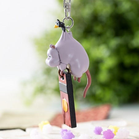 Porte-Clés - Porte-clés 3D Boh mouse et oiseau - Le Voyage de Chihiro
