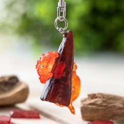 Porte-Clés - Porte-clés 3D Calcifer - Le Château ambulant