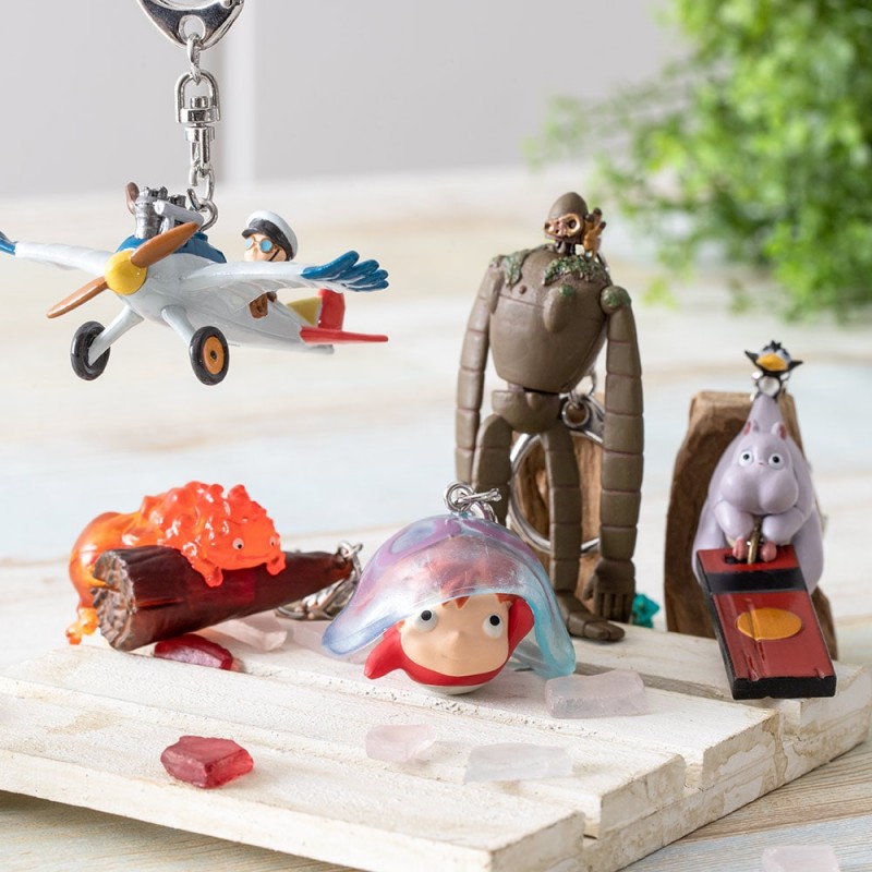 3D Keychains Ponyo and jellyfish - Ponyo by the cliff