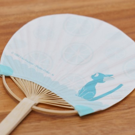 Accessories - Bamboo Fan & Letter Set Jiji with Lemon - Kiki's Delivery Service