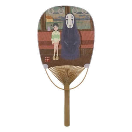 Accessories - Bamboo Fan Chihiro & No Face on the train - Spirited Away