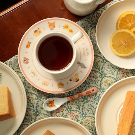 Kitchen and tableware - Tea time & Cat Plate - The Cat Returns