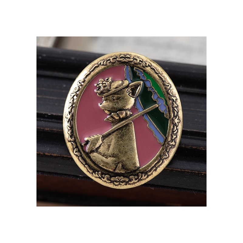 Pins - Broche vintage Louise - Le Royaume des chats