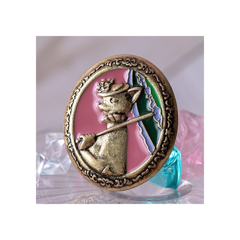 Pins - Broche vintage Louise - Le Royaume des chats