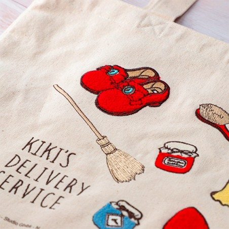 Bags - Embroidery Canvas Tote bag Kiki - Kiki's Delivery Service